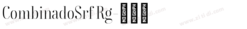 CombinadoSrf Rg字体转换
